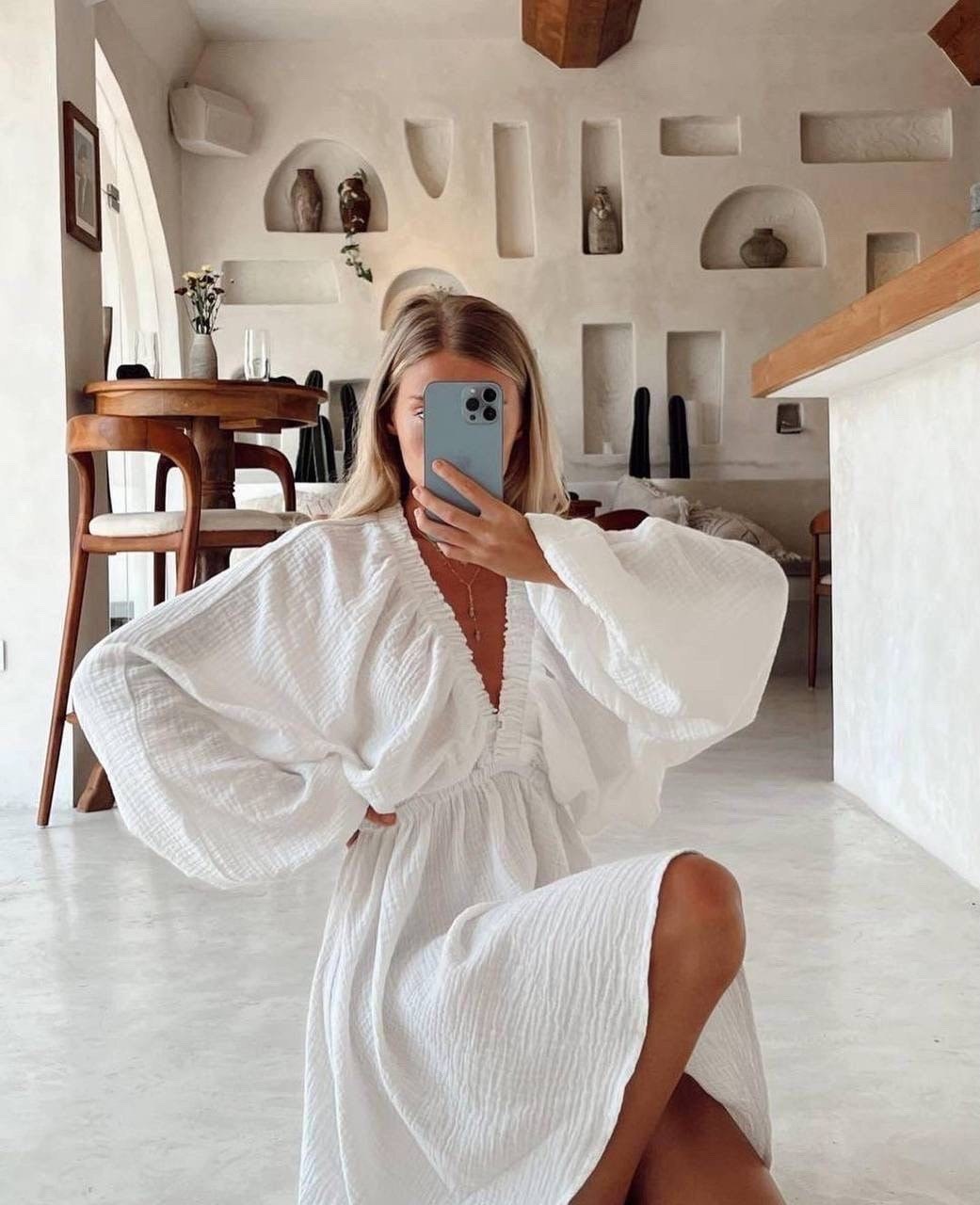 платья женская,воздушное платье,платье модное,платье муслин,летнее платье из муслина