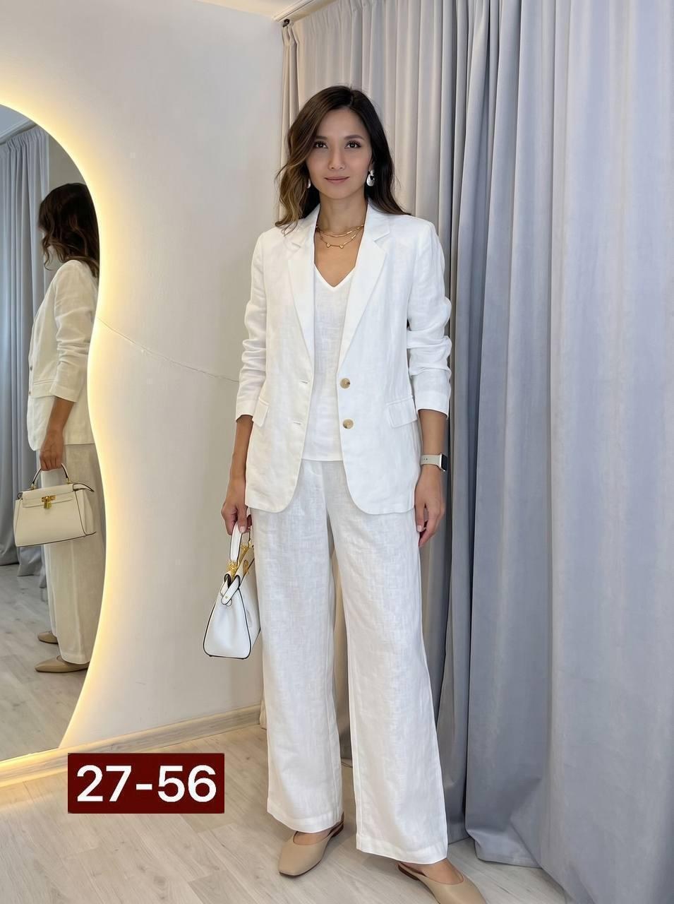 костюм брючный женский юрс,брючный костюм,белый брючный костюм,костюм брючный летний льняной by esenya,брючный костюм kavari 8034 белый