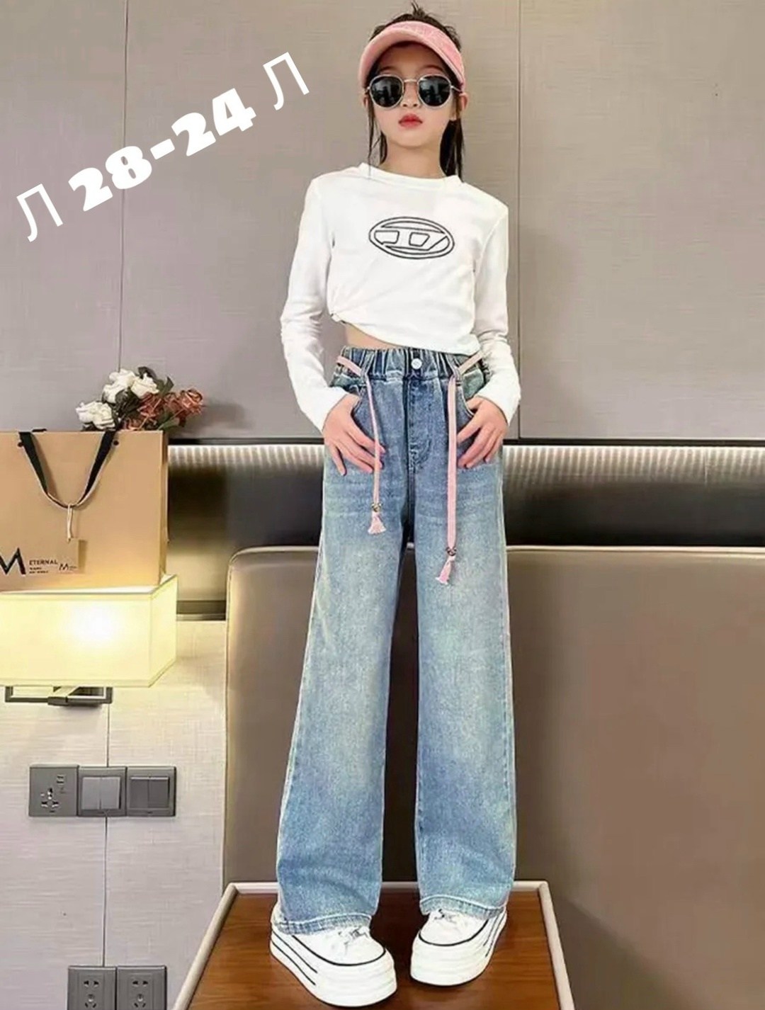 джинсы для девочки широкие,модные джинсы,широкие джинсы,джинсы повседневные,джинсы для девочек повседневные