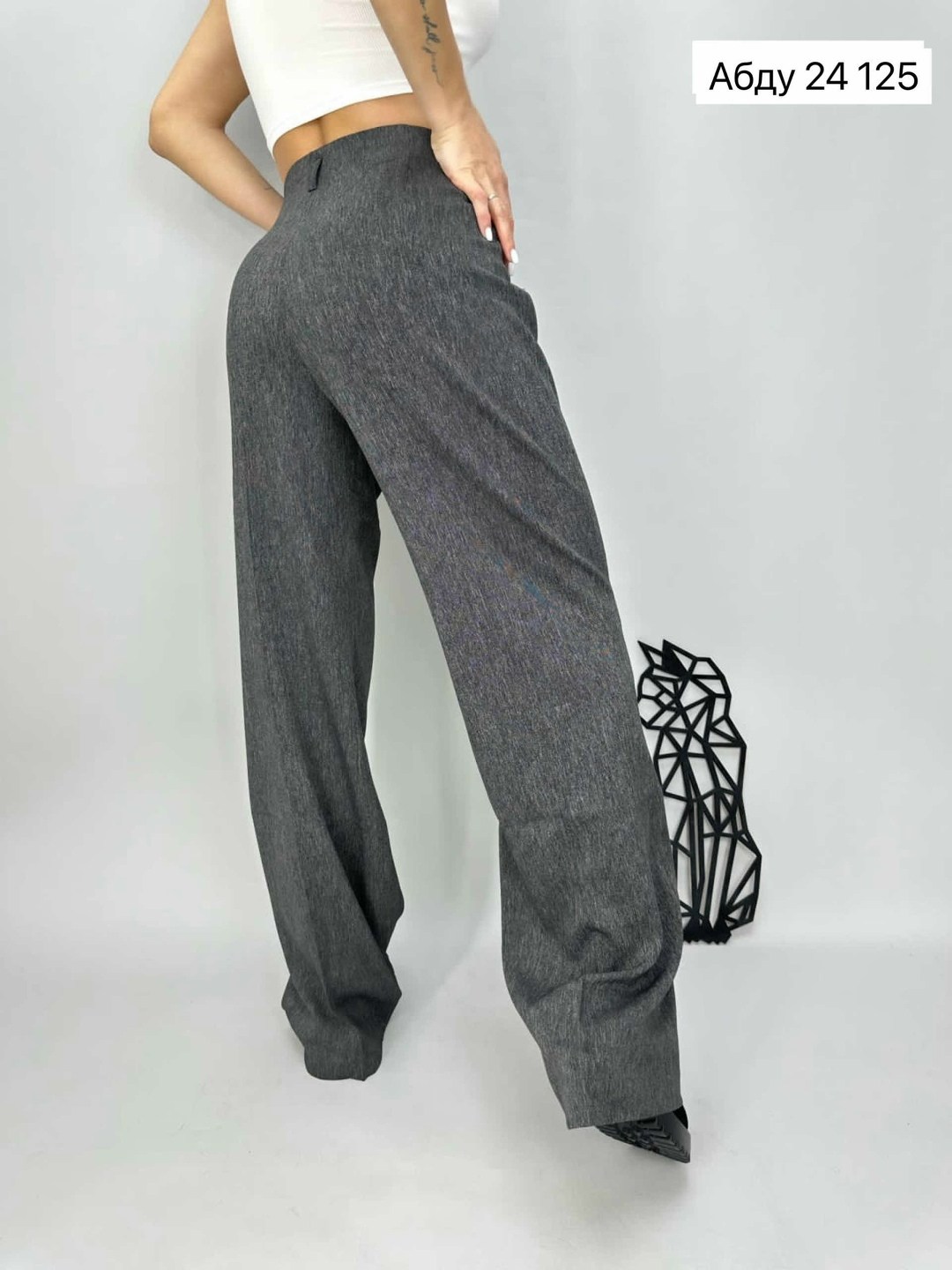 брюки палаццо kiazo размер 42 серый,брюки женские,брюки палаццо светло-серые,спортивные брюки,женские брюки палаццо теплые серые