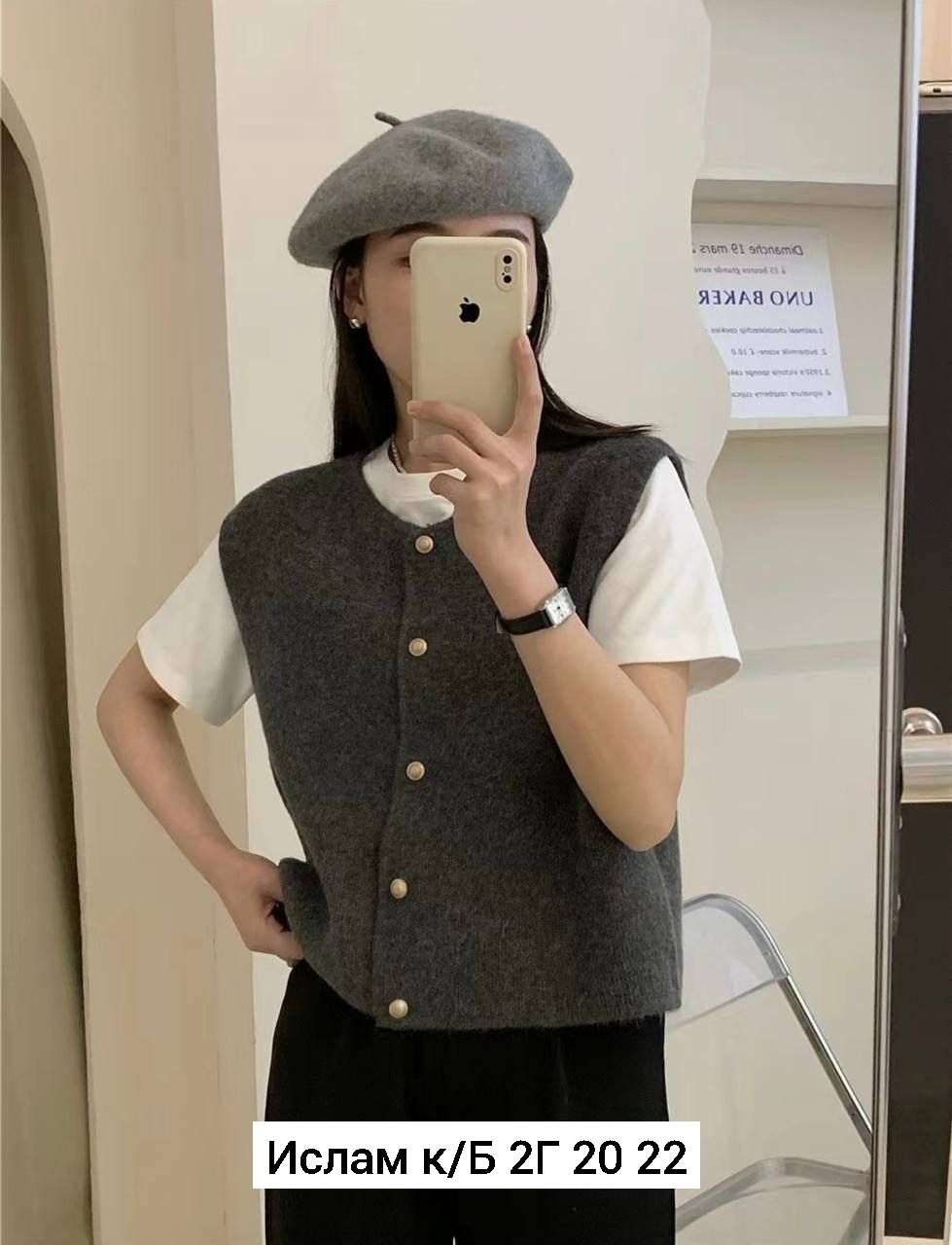 жилет вязаный женский,стильный вязаный жилет из кашемира,жилет вязаный женский на пуговицах темно-серый,вязаный жилет,трикотажный жилет