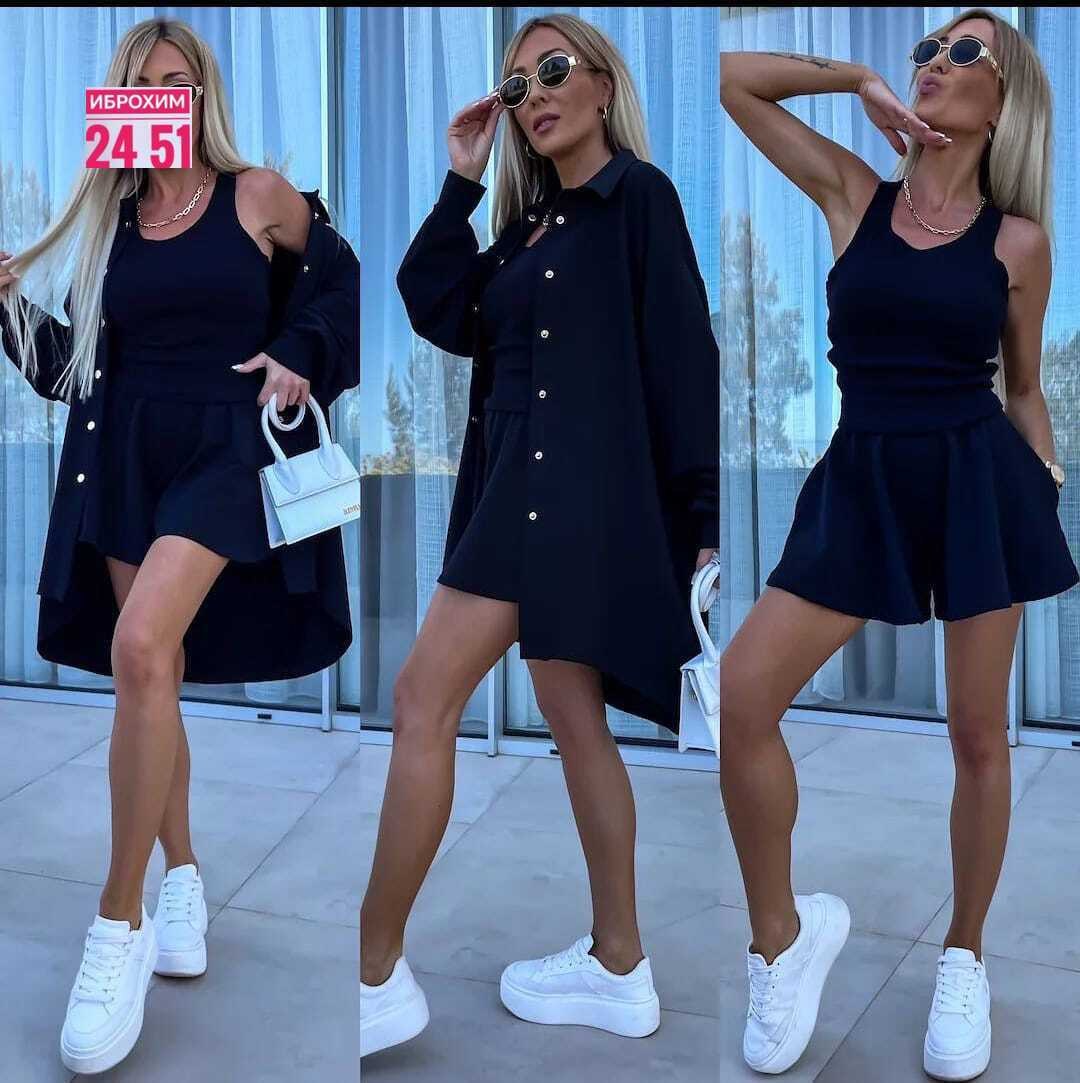 костюм женский тройка,женский костюм с шортами,костюм женский,костюм женский летний,одежда комплект