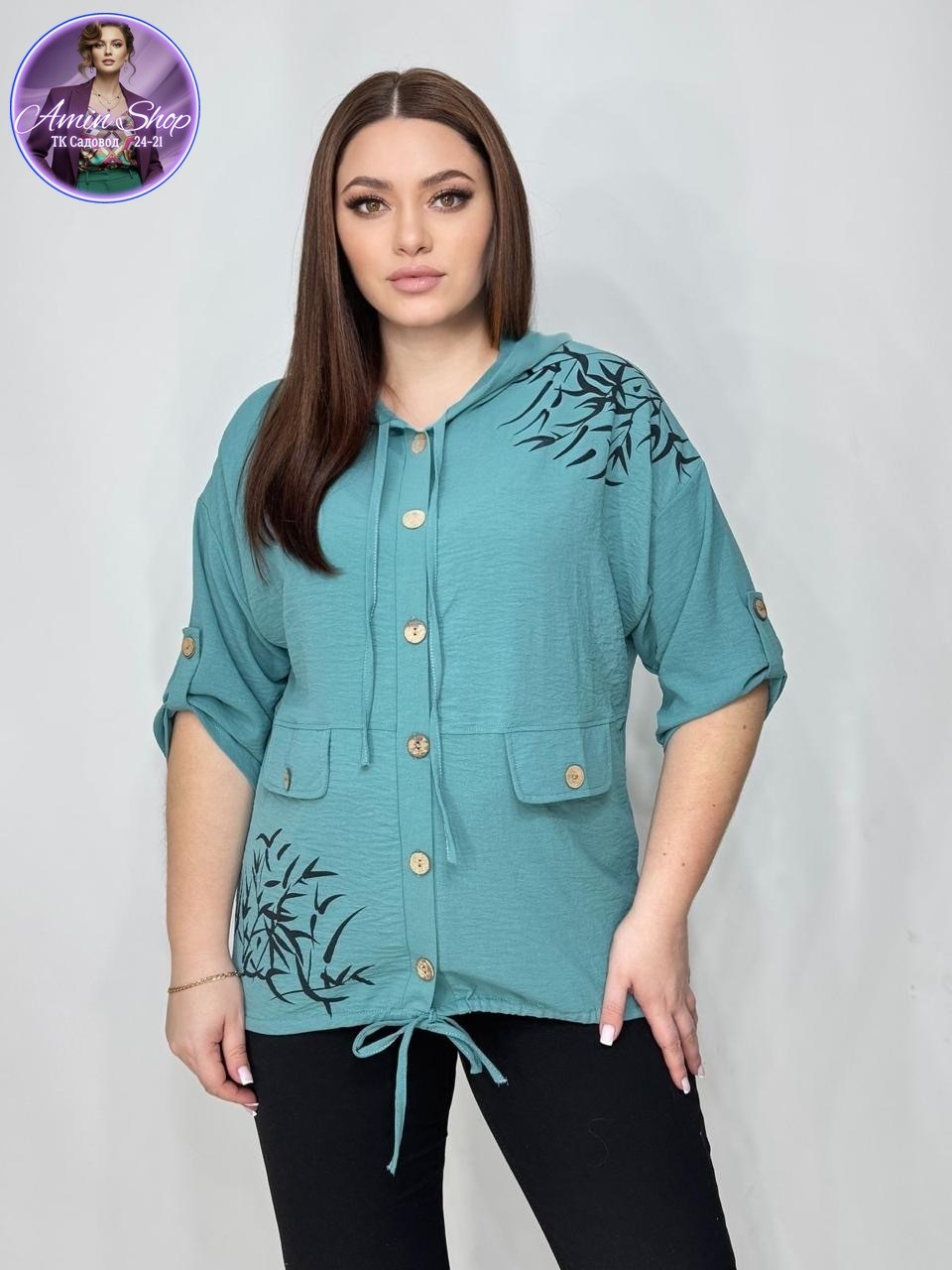 блузка с капюшоном,женская кофта,туника нарядная,женская блуза,туника женская