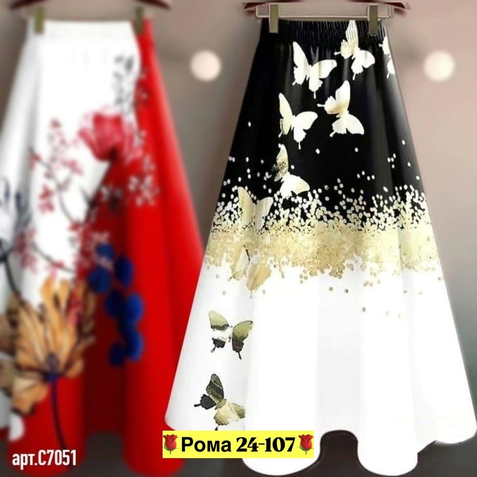 юбка с рисунком,юбка с вышивкой,юбка с принтом,женская юбка с принтом,юбка средней длины