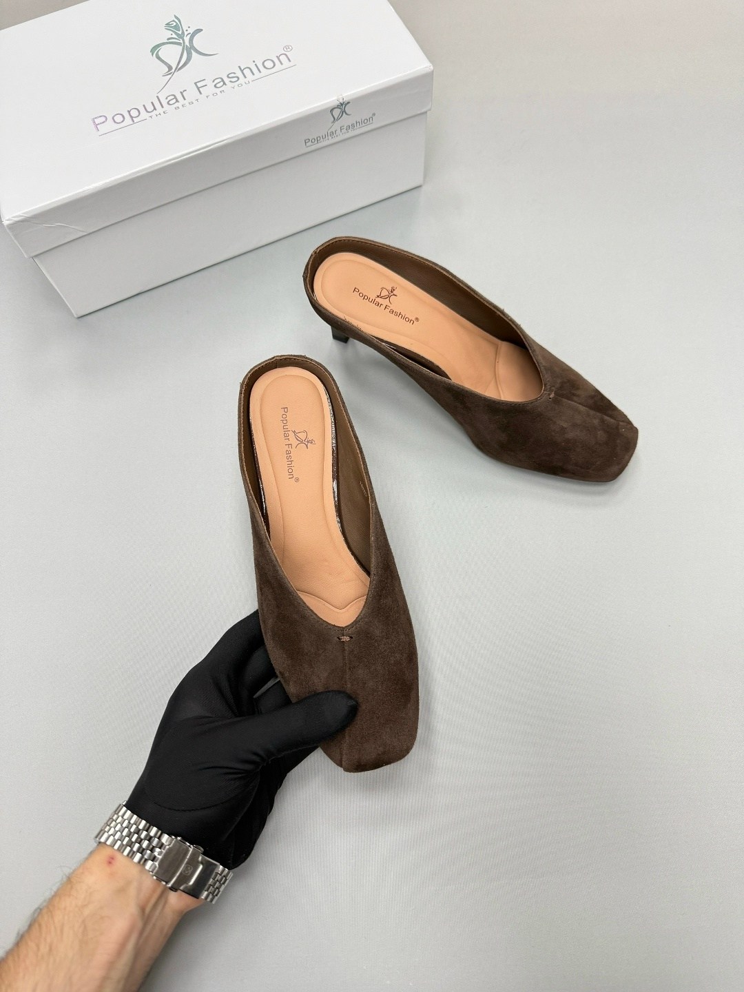 ,замшевые мюли,мюли на каблуке,женская ,босоножки летние