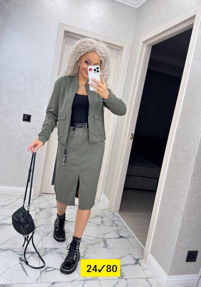 костюм юбка с бомбером,костюм с юбкой,женский костюм с юбкой,костюм женский,костюм жакет и юбка