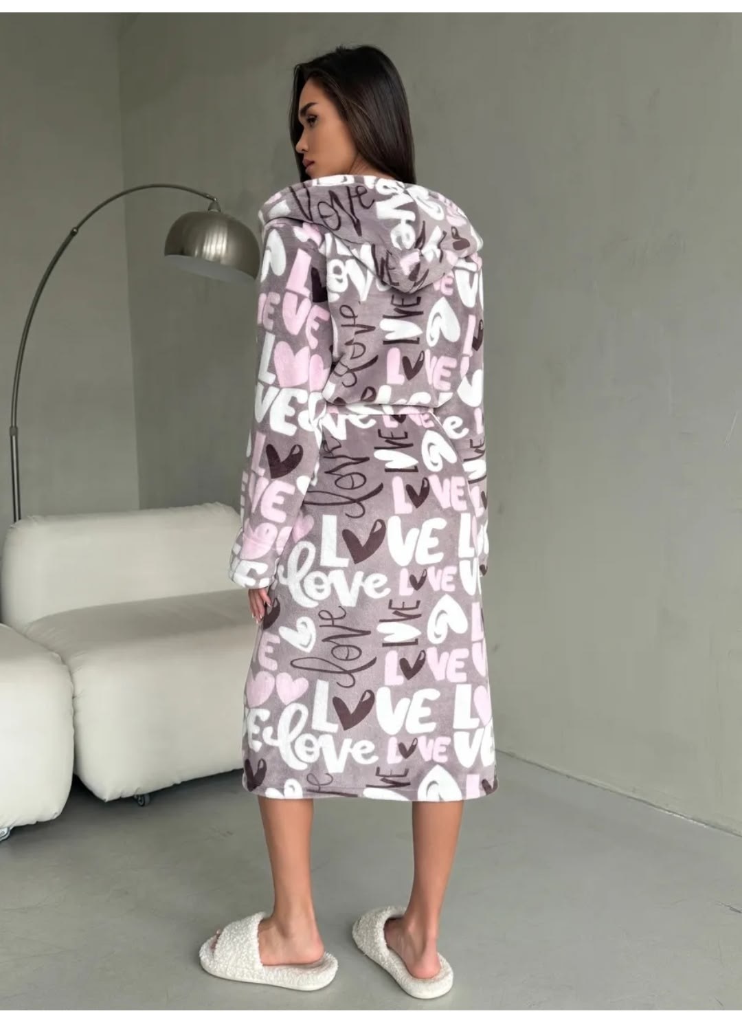 женский халат,халат домашний теплый,халат велсофт,халат с капюшоном,женский домашний халат