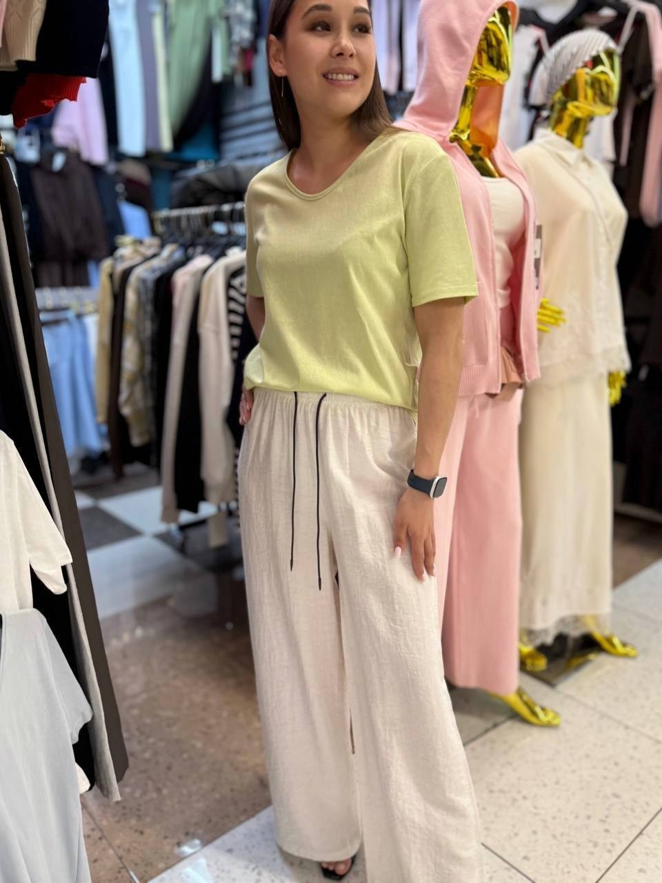 летние брюки,,брюки жёлтые,модная