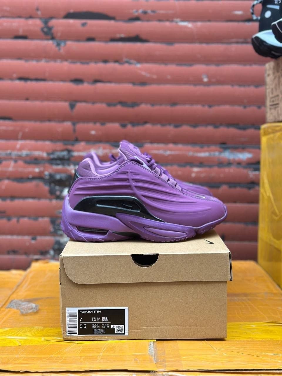 кроссовки фиолетовые,кроссовки nike nocta,nocta x nike hot step 2,кроссовки nike,найк нокта кроссовки