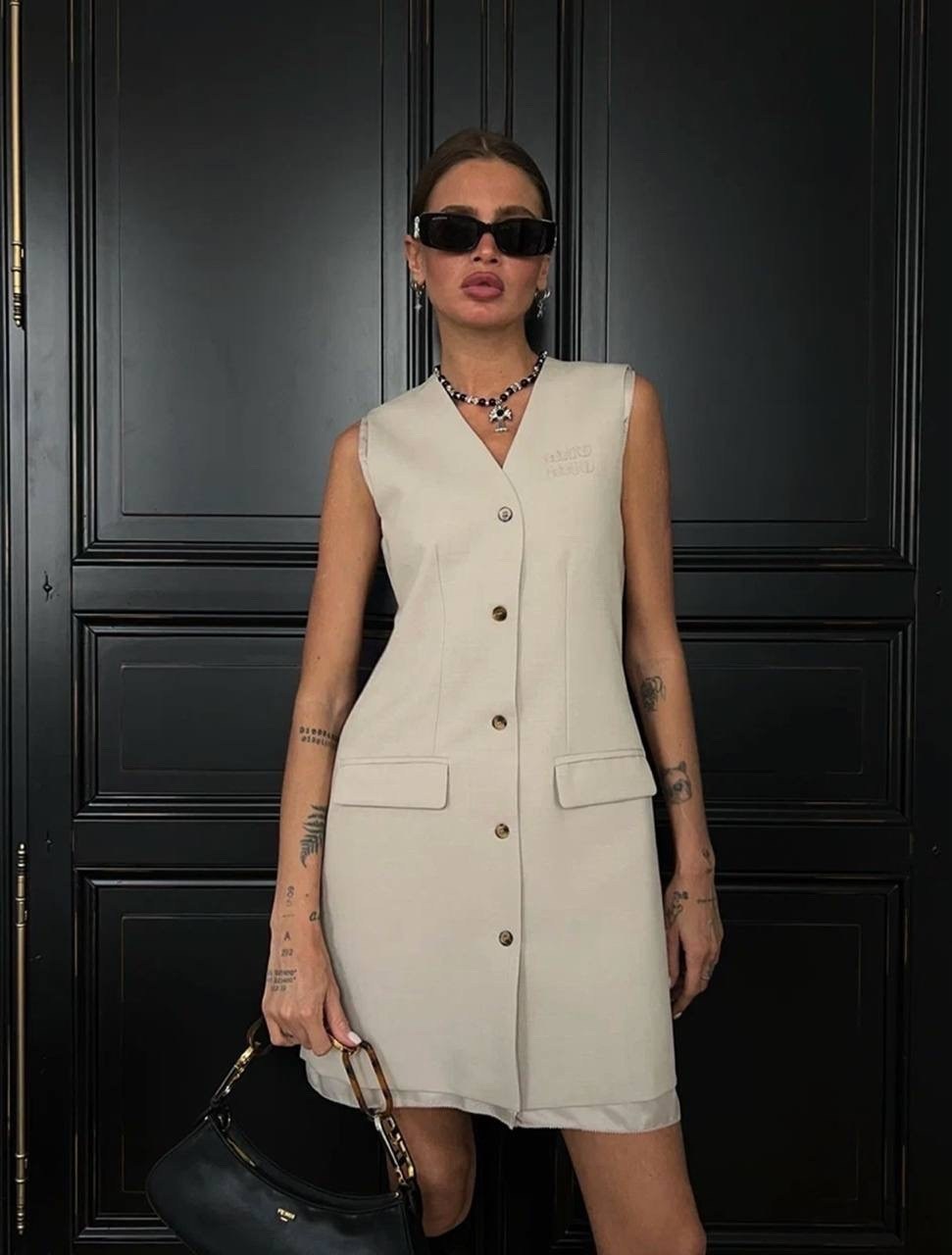 модное платье,сарафан,пиджак платье,женская платье,жилет на платье