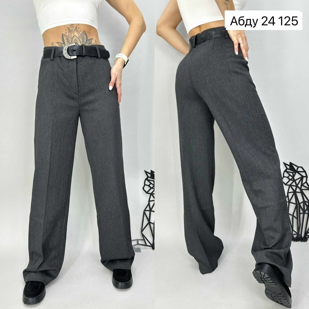 брюки палаццо kiazo размер 42 серый,брюки женские,брюки палаццо светло-серые,спортивные брюки,женские брюки палаццо теплые серые