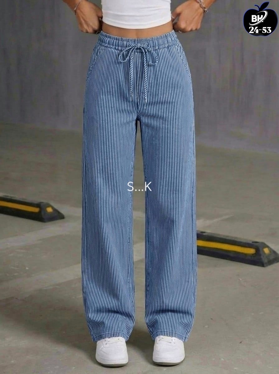 широкие джинсы,джинсы в полоску,повседневные брюки,женские джинсы,джинсы широкие женские