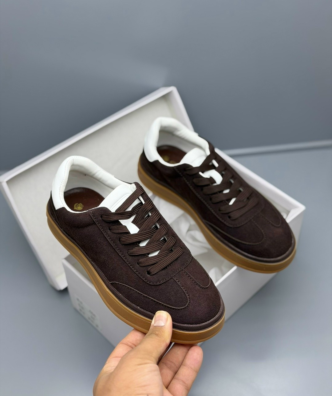 женские кроссовки из замши loro piana коричневые,,кроссовки из натуральной замши,кроссовки loro piana,кеды замшевые