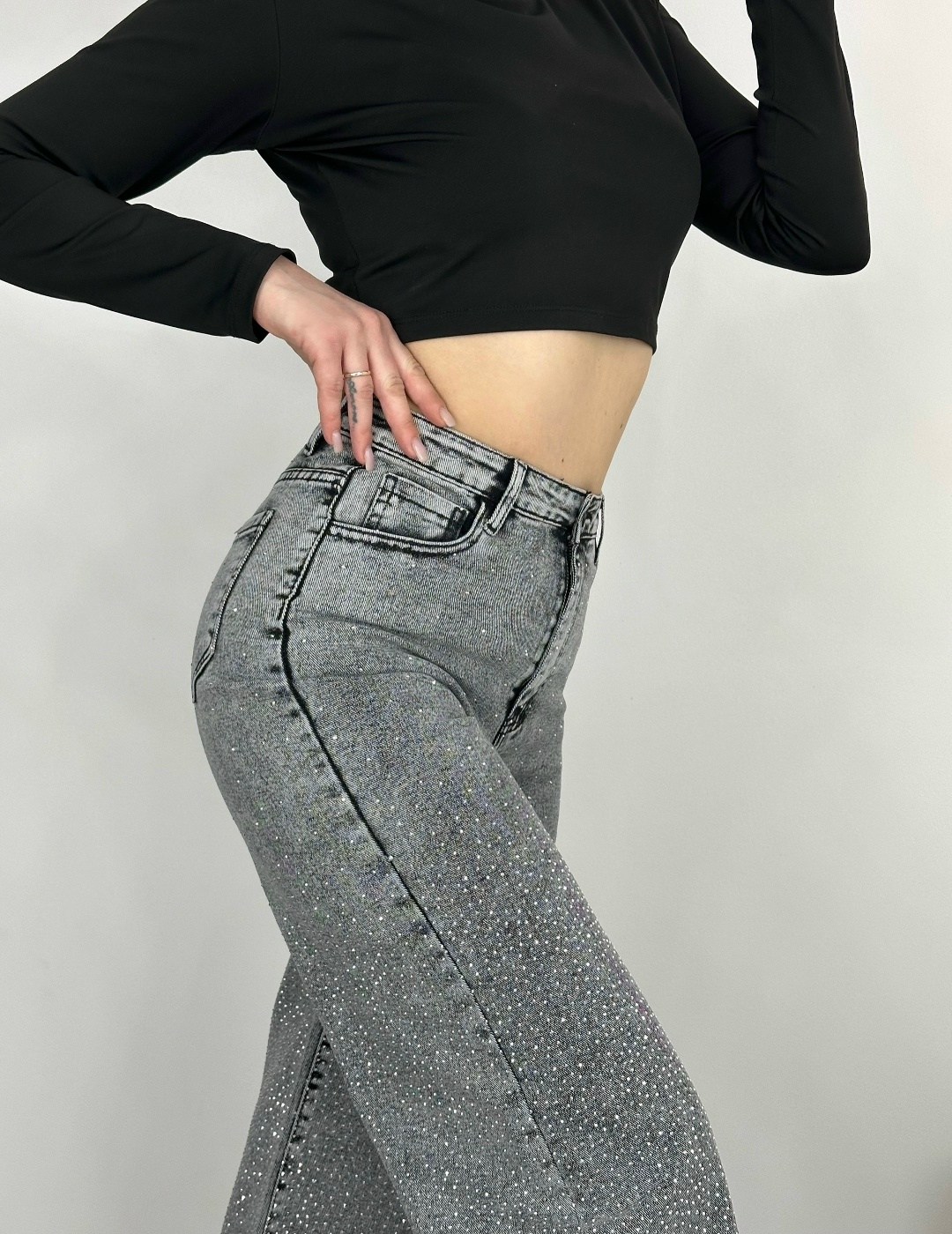 женские джинсы,серые джинсы женские палаццо,джинсы прямые,широкие джинсы,джинсы палаццо