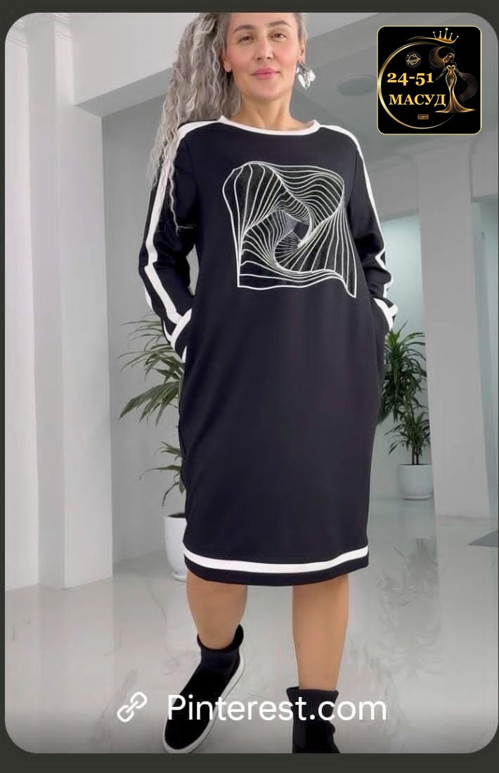 женское платье,стильное платье,платье трикотажное,платье,платье черное