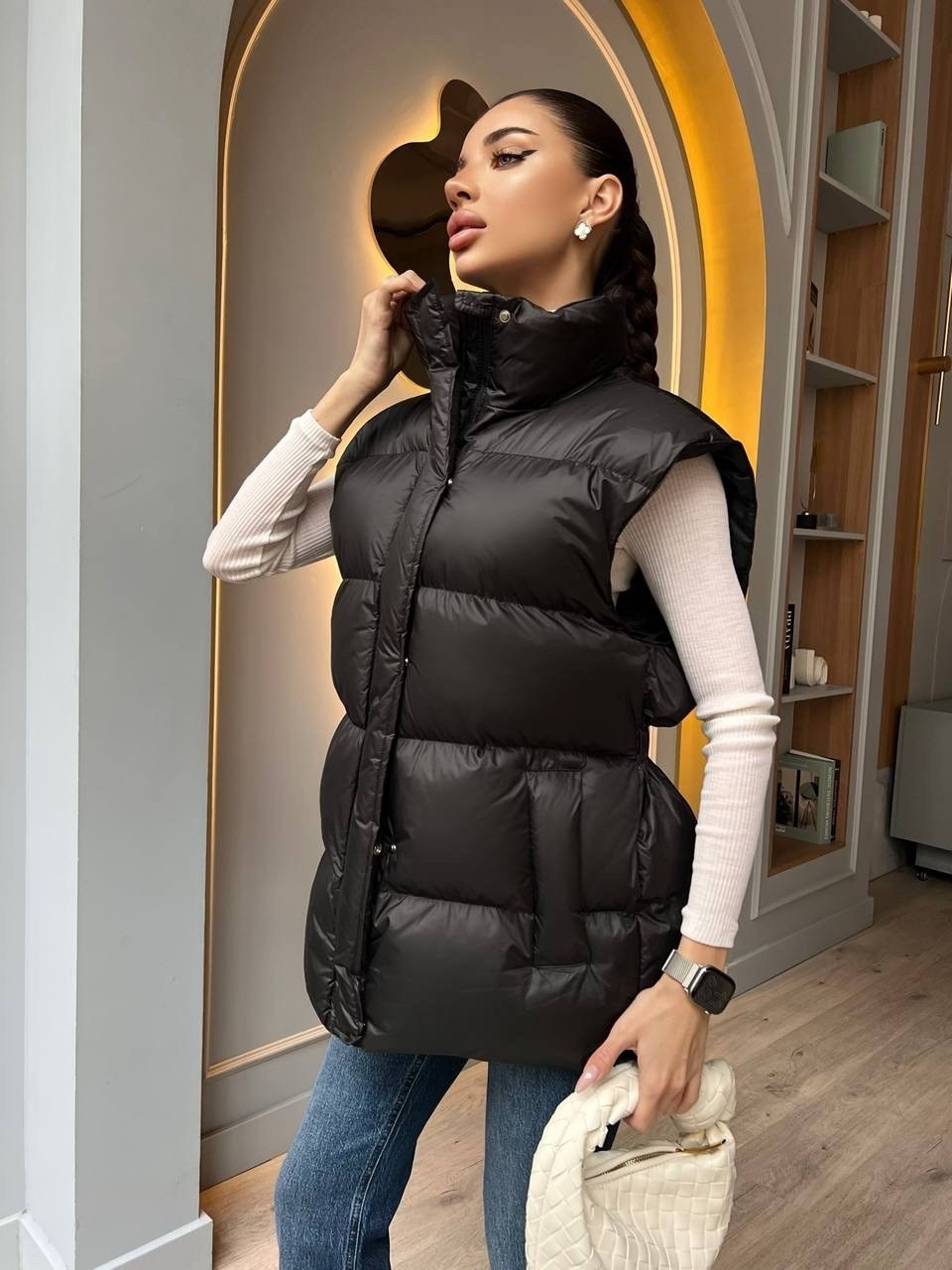 женская жилетка,женские жилеты,жилет,жилетка,теплый жилет