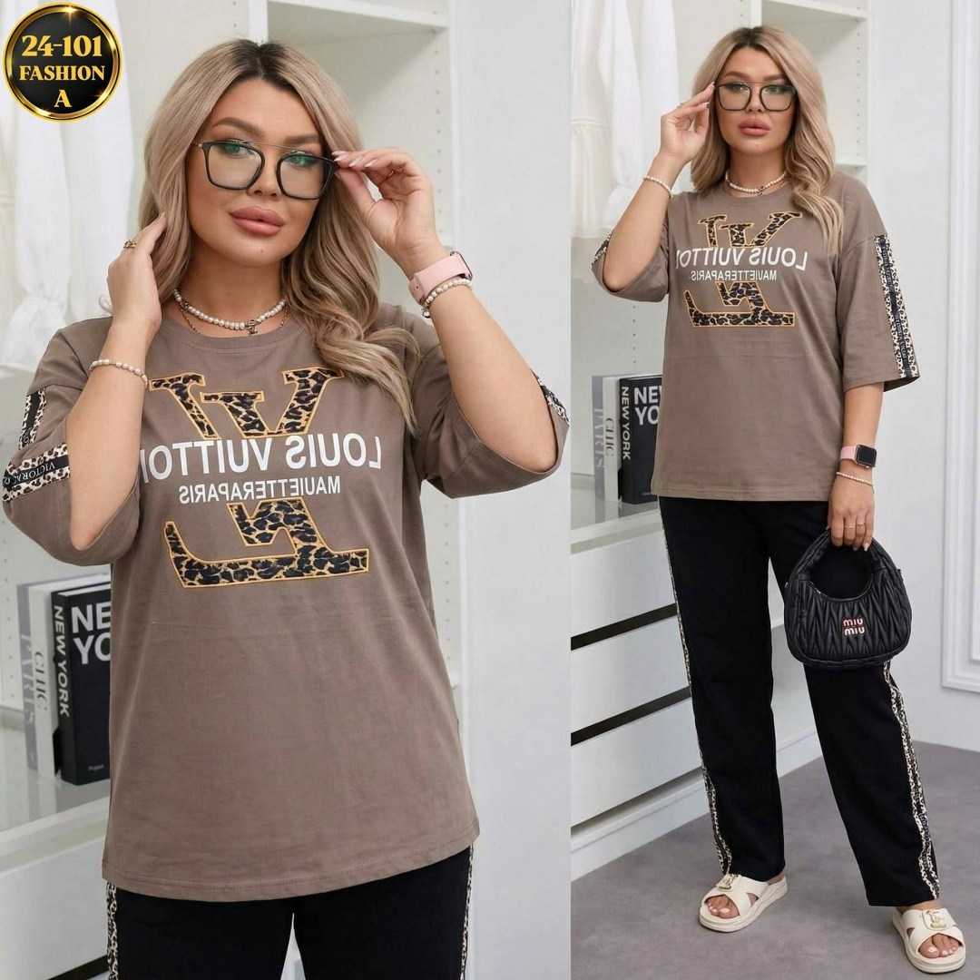 луи виттон спортивный костюм женский,костюм женский,костюм двойка женская,футболки женская