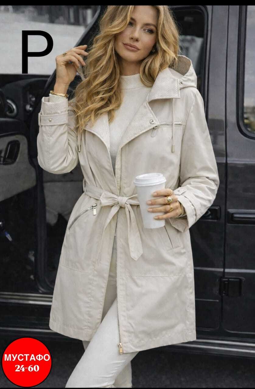 женские плащи, плащи женские,плащ женский демисезонный,плащ beautiful&free 6166 бежевый,демисезонная куртка