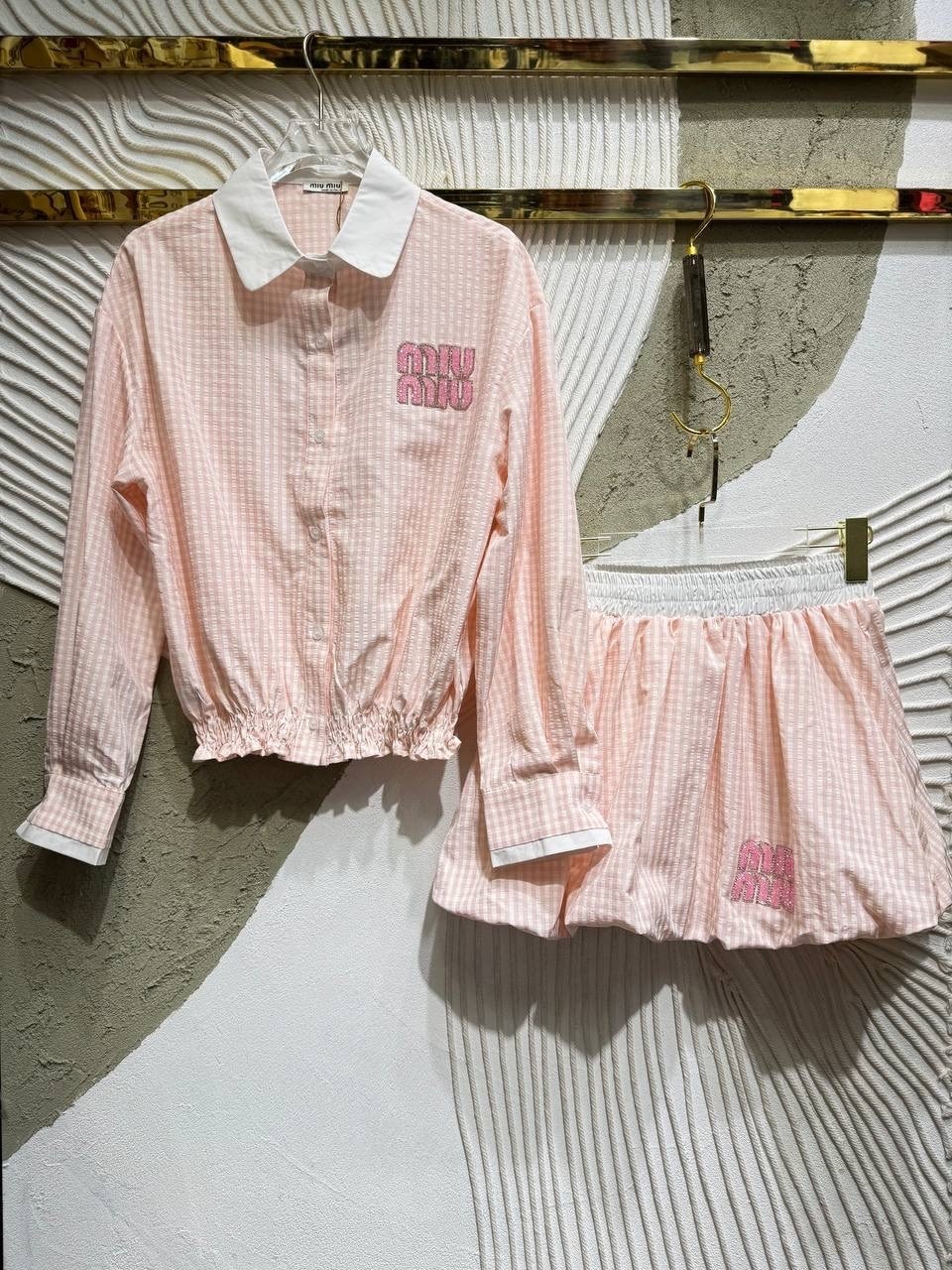 костюм с юбкой,розовый костюм,,женское платье рубашка