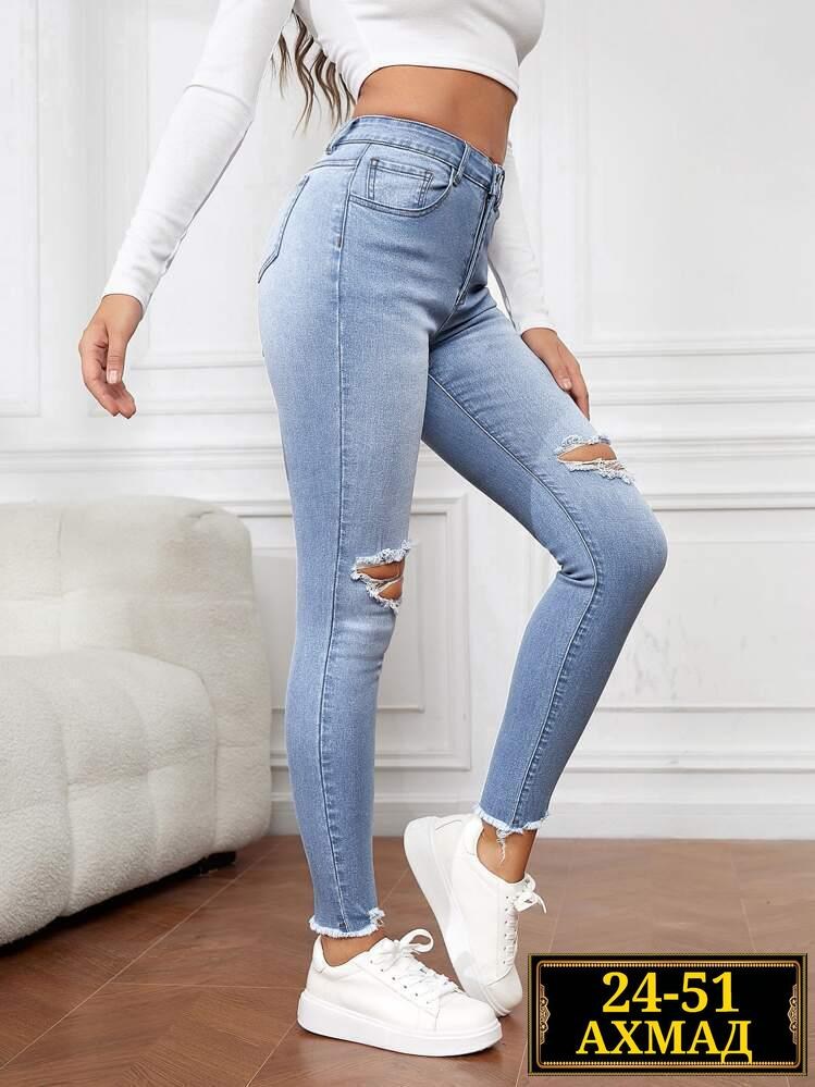 женские джинсы,рваные джинсы скинни,модные джинсы,джинсы,узкие джинсы