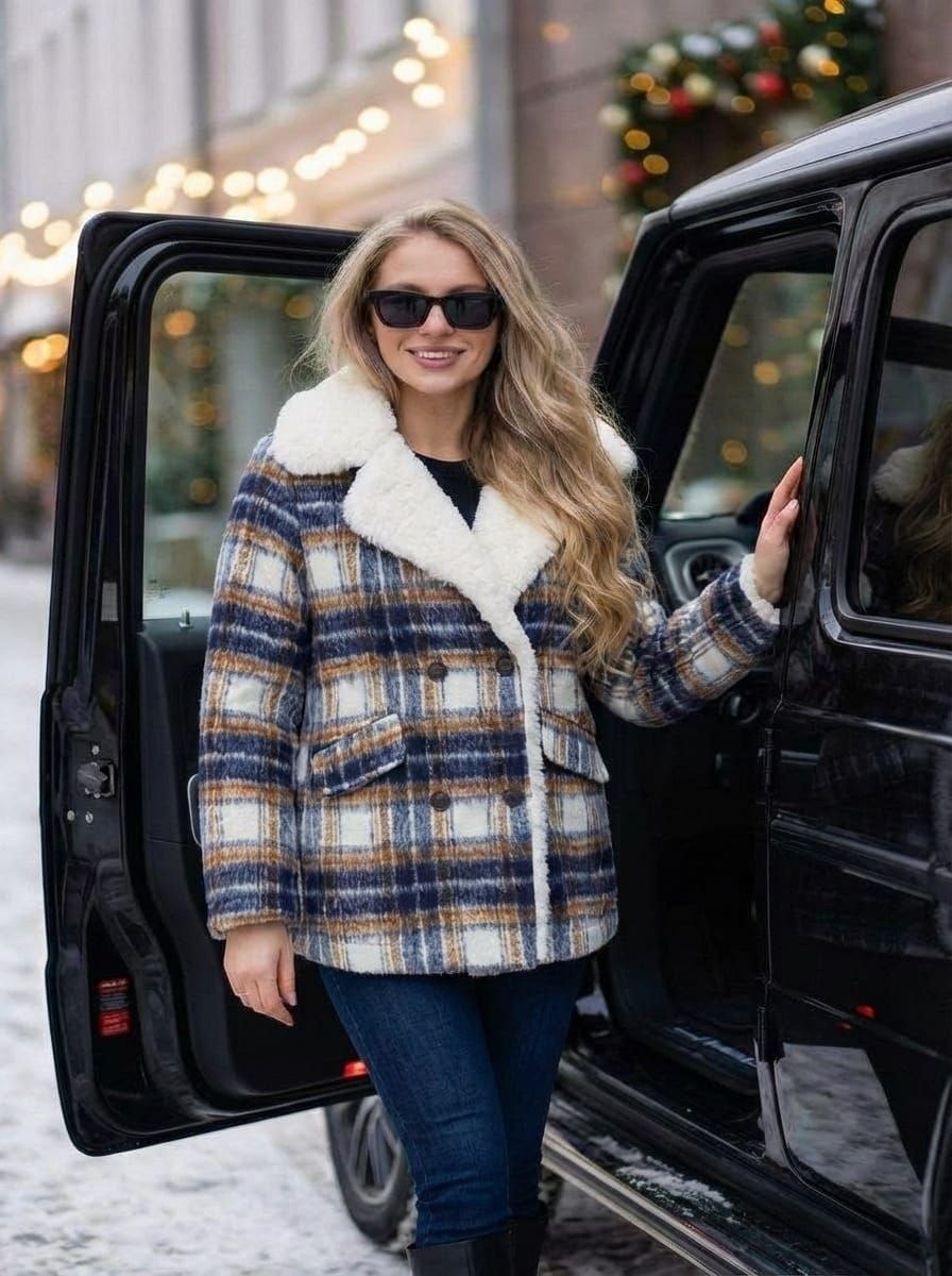 пальто зимнее,пальто модное,пальто в клетку,пальто женское,полупальто из