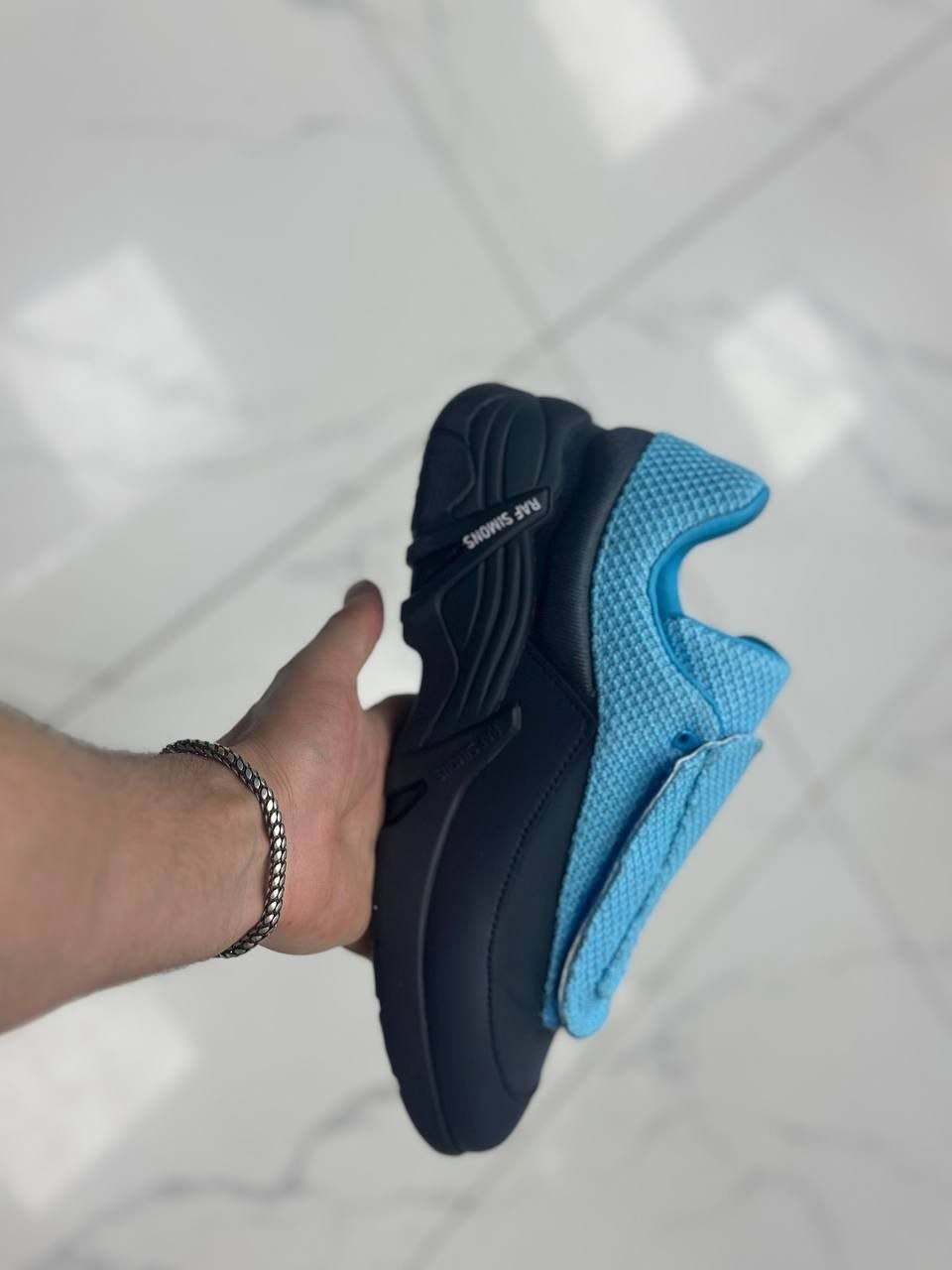 кроссовки,raf simons голубые текстильные кроссовки,raf simons голубые текстильные кроссовки antei для женщин,кроссовки reebok,кроссовки antei синий raf simons