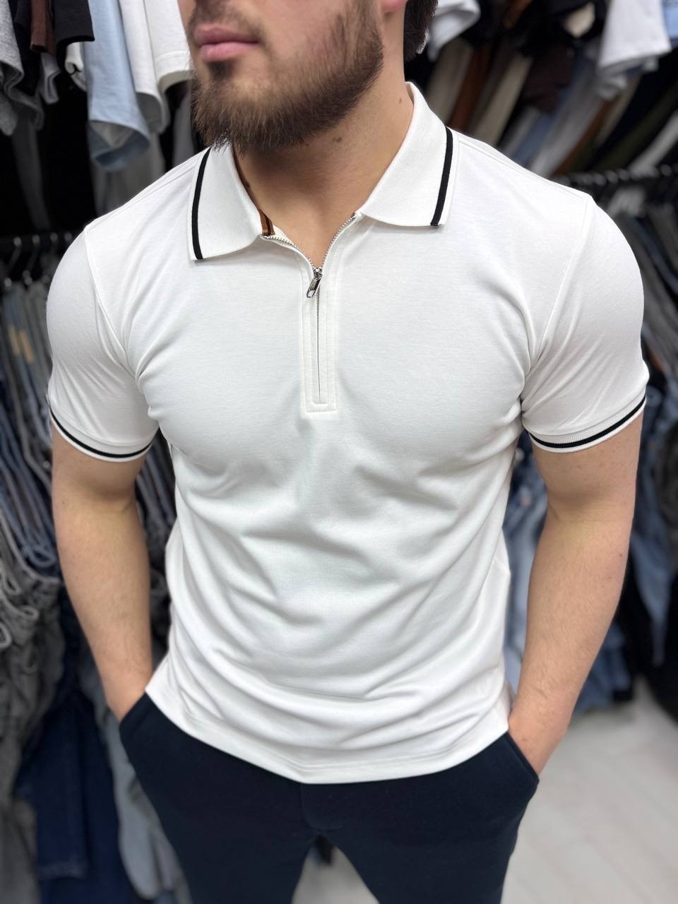 мужская футболка поло,футболки мужские,мужская рубашка поло,мужская мода,мужская футболка поло темно-синяя