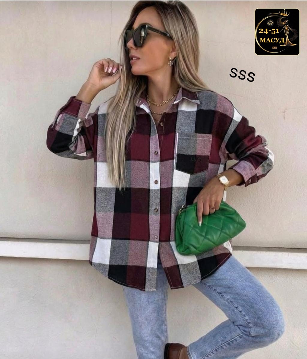тёплая рубашка в клетку женская оверсайз,рубашка теплая в клетку оверсайз,рубашка женская в клетку оверсайз,рубашка оверсайз в клетку весенняя n.k.style,рубашка в клетку теплая женская