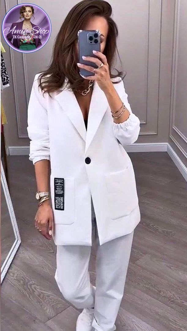 брючный костюм,костюм двойка женский брючный,женский костюм двойка,костюм женские повседневные,костюм женский белый
