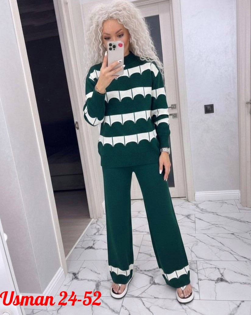 костюм трикотажный вязаный с брюками теплый miss merry jayne 257931571,костюм двойка кашемир,трикотажные костюмы,костюм кашемировый женский брючный,женский костюм