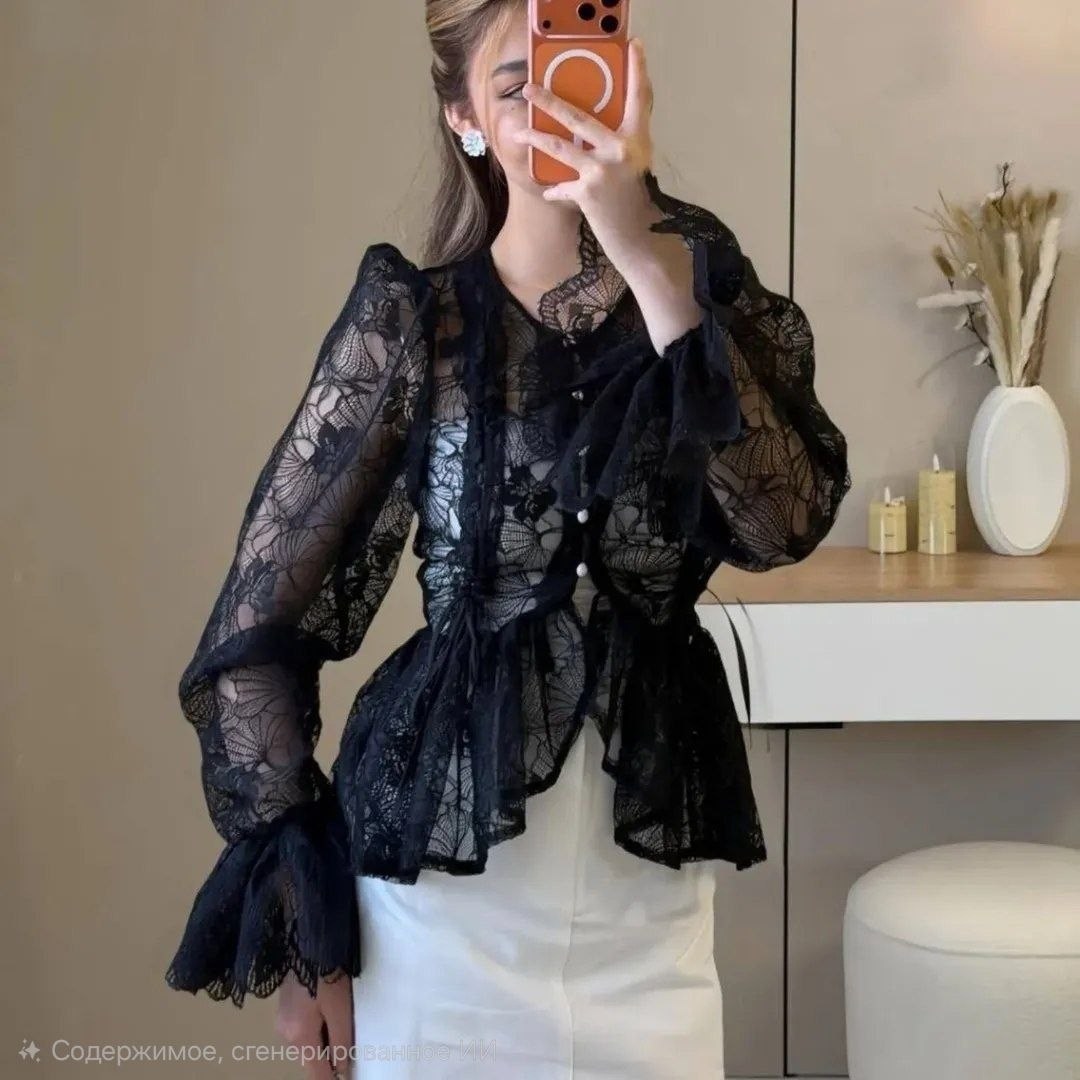 блузка с оборками,блузка с рюшами,нарядная блузка,блузка голубая,кружевная блузка