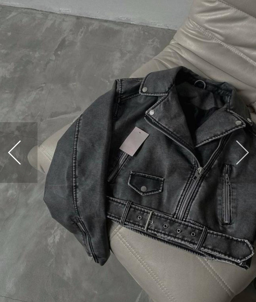 куртка косуха из экокожи,косуха винтажная куртка кожаная oversize серая mony,куртка косуха,кожаная куртка косуха серая винтаж короткая,косуха кожаная серая винтажная куртка оверсайз лето 2025 monyken