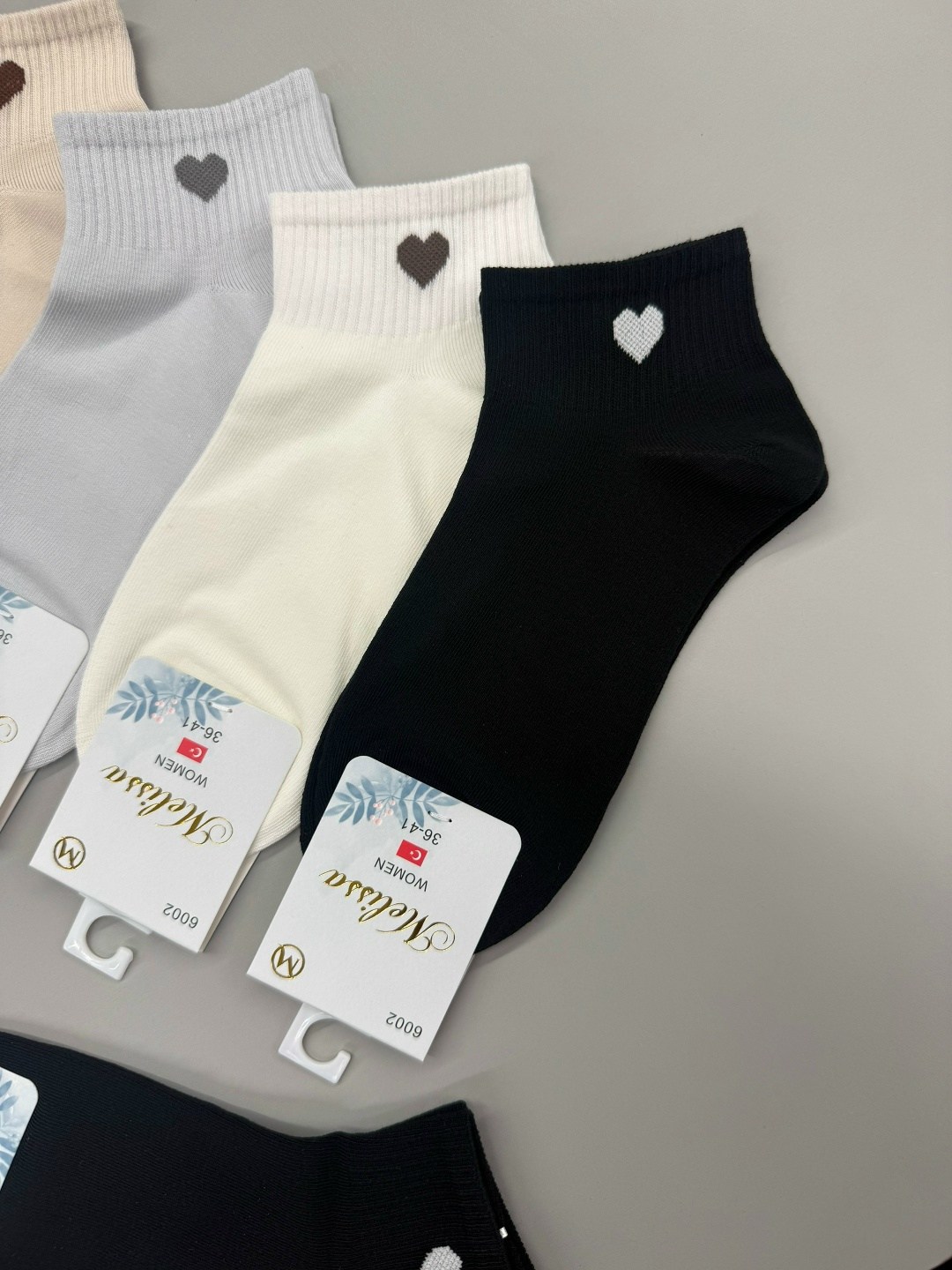 носки женские 10 пар,женские носки,женские носки упаковка,носки женские набор 10 пар,короткие женские носки