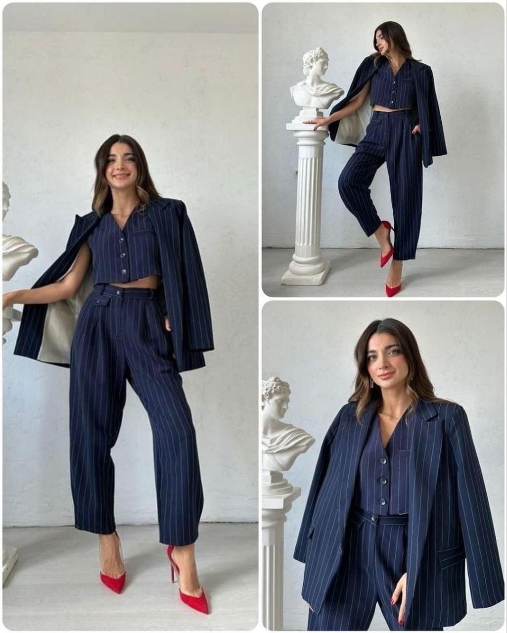 брючный костюм тройка,костюм тройка,костюм женский брючный,костюм тройка женский,костюм брючный фантазия мод 5234-1