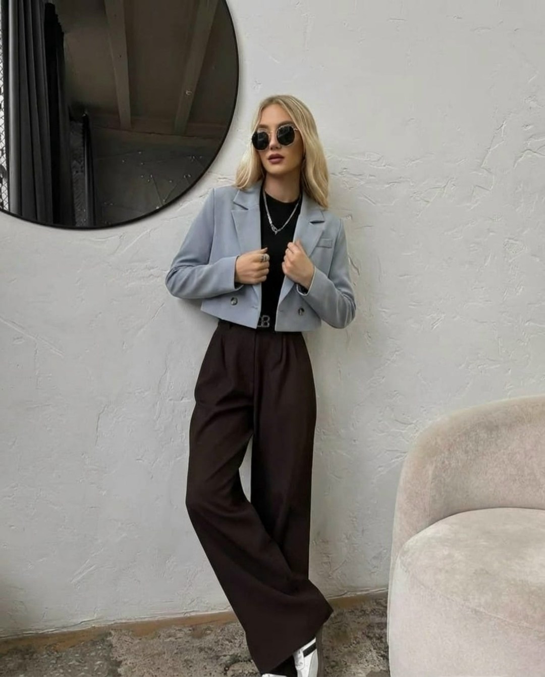 брюки палаццо классические широкие,брючный костюм,женский брючный костюм,мода стиль