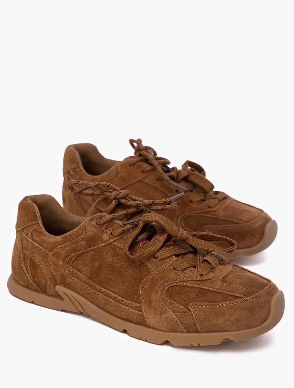 кроссовки tendance sx2337-01 зеленовато-коричневый,,коричневые кроссовки,кроссовки коричневые женские,замшевые кроссовки