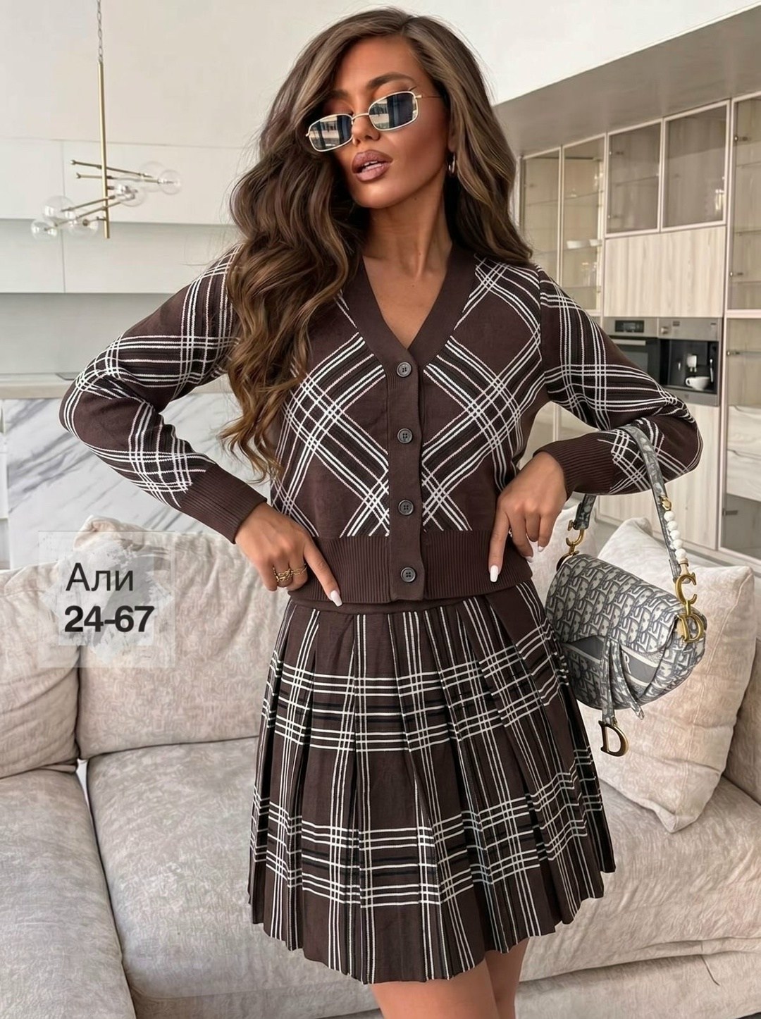трикотажные костюмы,костюм с юбкой,юбка в клетку,женские костюмы с юбкой,трикотажные костюмы с юбкой