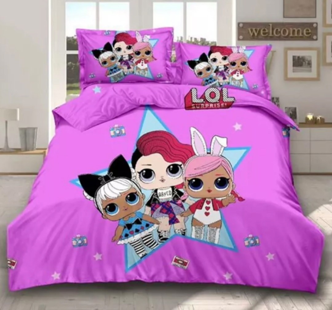 детский комплект постельного белья,постельное белье для девочек,постельное белье лол,комплект постельного белья,постельное белье 1 5 спальное детское
