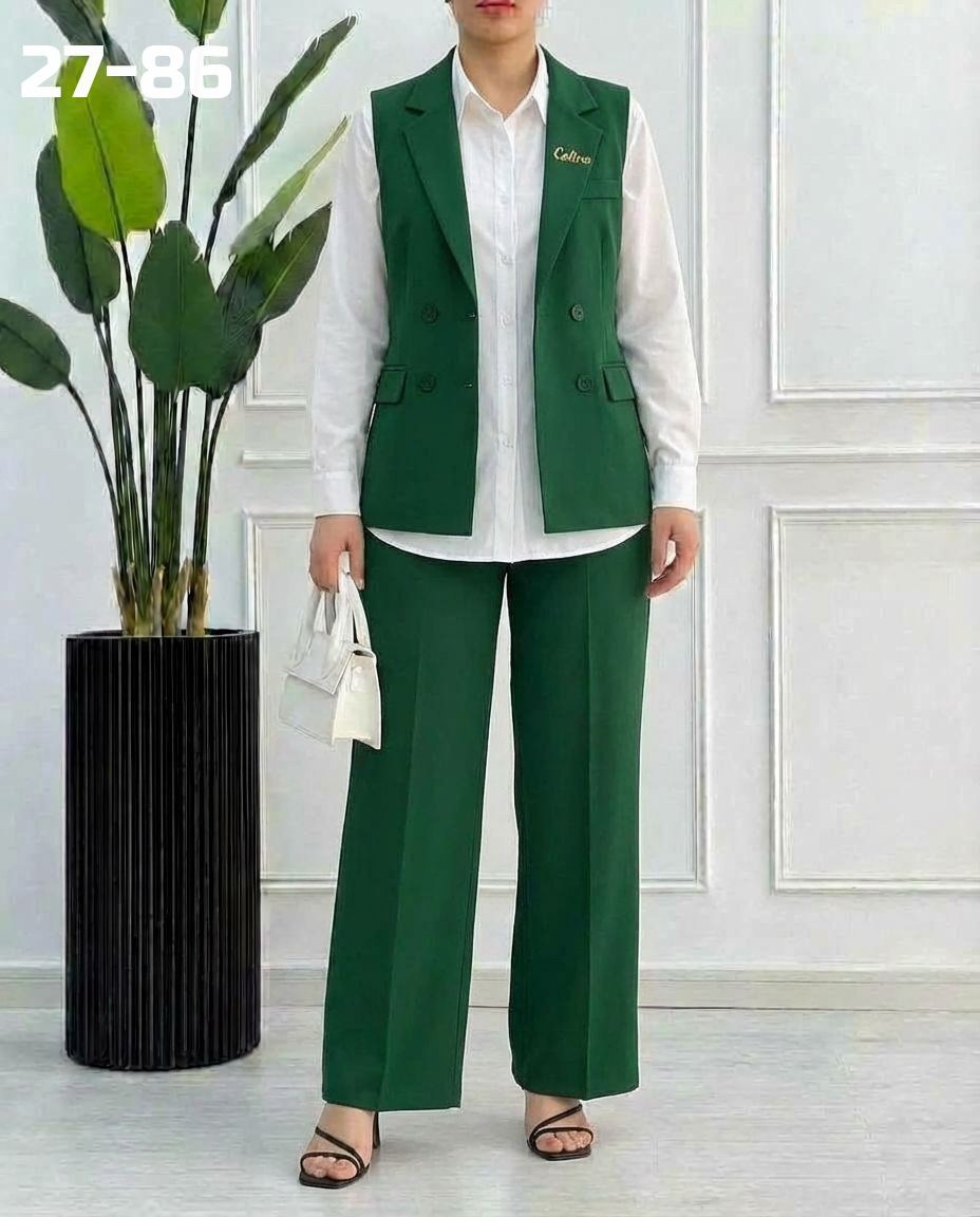 женский костюм тройка брючный с жилетом,брючный костюм,костюм брючный деловой,костюм женский брючный,женский брючный костюм двойка
