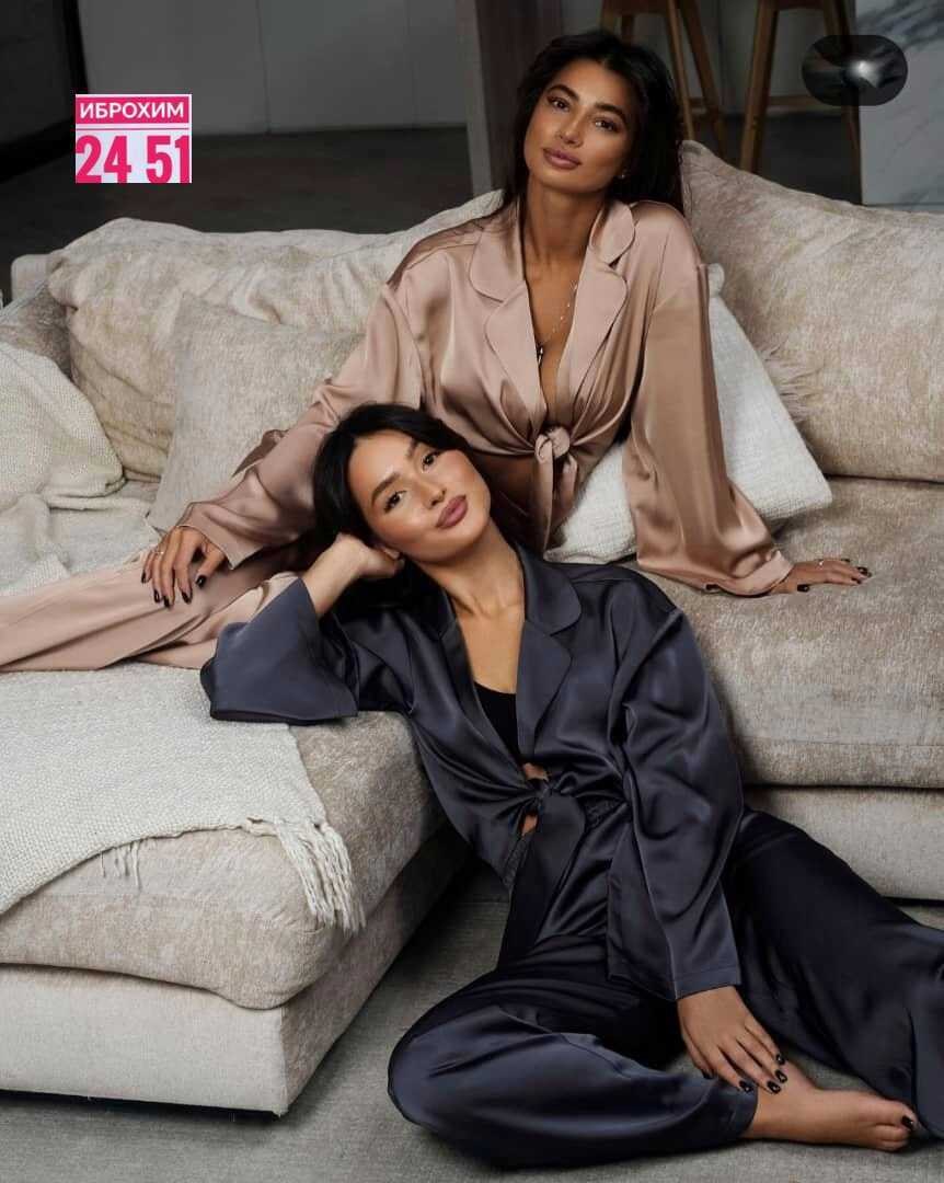 атласный костюм женский,шелковый костюм,шелковый костюм в пижамном стиле,костюм женский в пижамном стиле,костюм в пижамном стиле