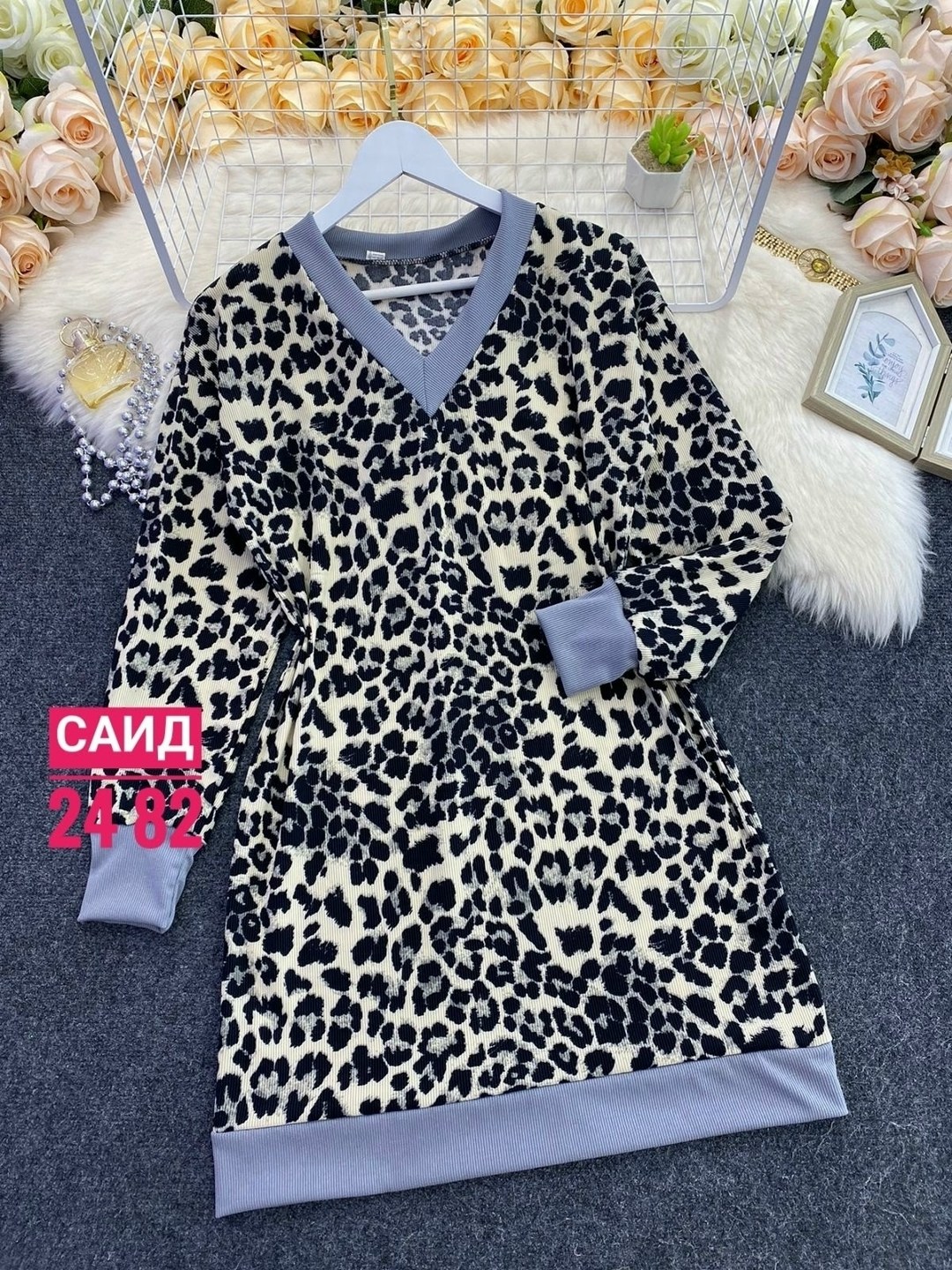 платье с леопардовым принтом,платье туника женская,туника женская,платье туника,туника повседневная