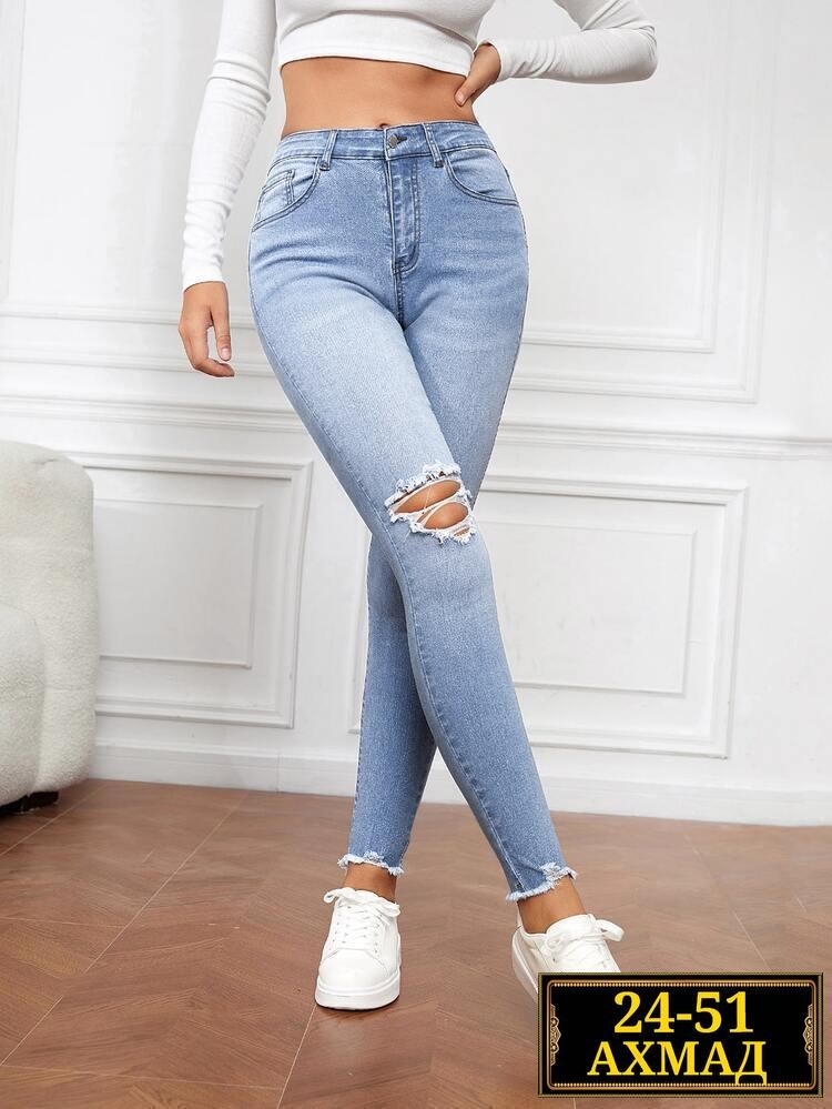 женские джинсы,рваные джинсы скинни,модные джинсы,джинсы,узкие джинсы