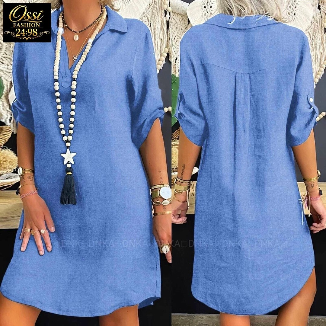 платье женской,платье стильное,платье женское летнее лен,модное платье,платье рубашка женское свободное