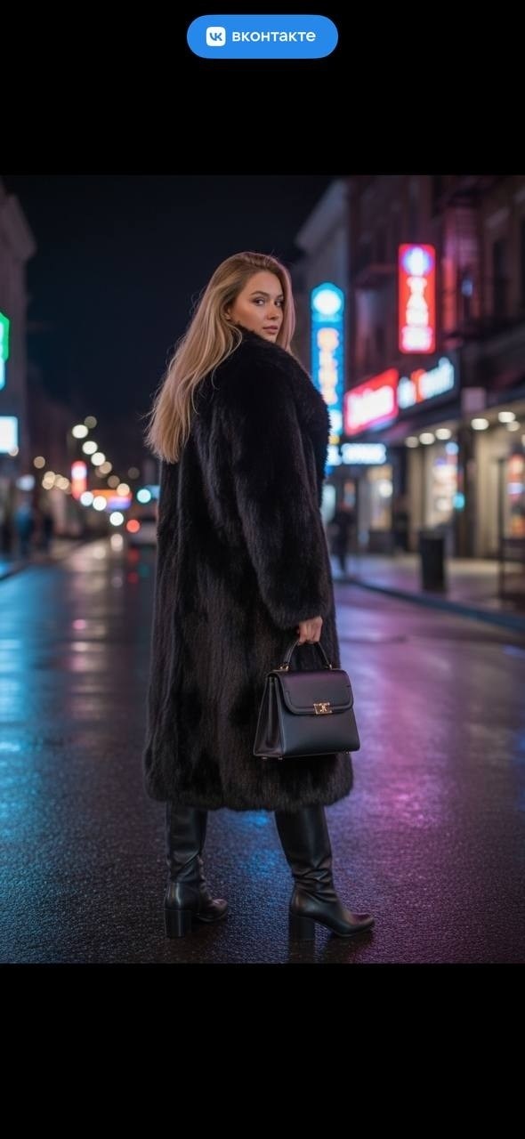 шуба с кожаными штанами,шуба стиль,шуба,пальто с мехом