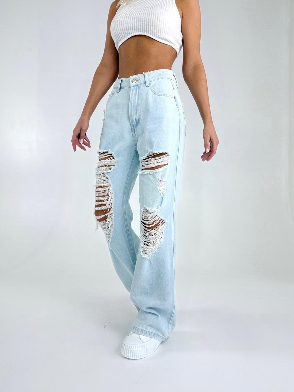 джинсы широкие,женские джинсы,джинсы рваные широкие,голубые джинсы,джинсы широкие женские