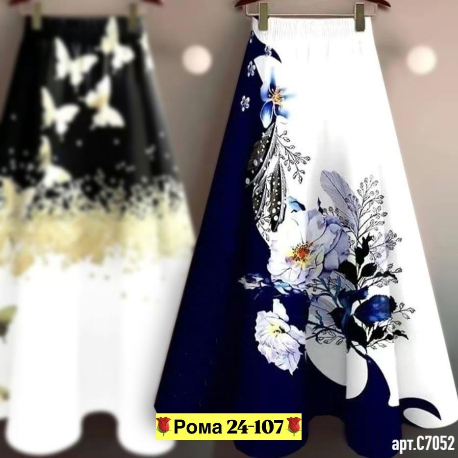 юбка с рисунком,юбка с вышивкой,юбка с принтом,женская юбка с принтом,юбка средней длины