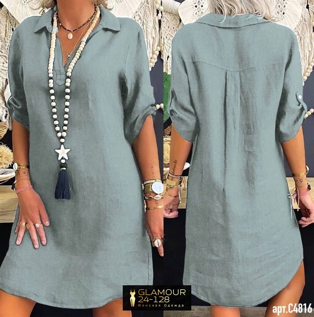 платье стильное,платье рубашка женское свободное,летнее платье рубашка,платье женской,платье женское летнее лен