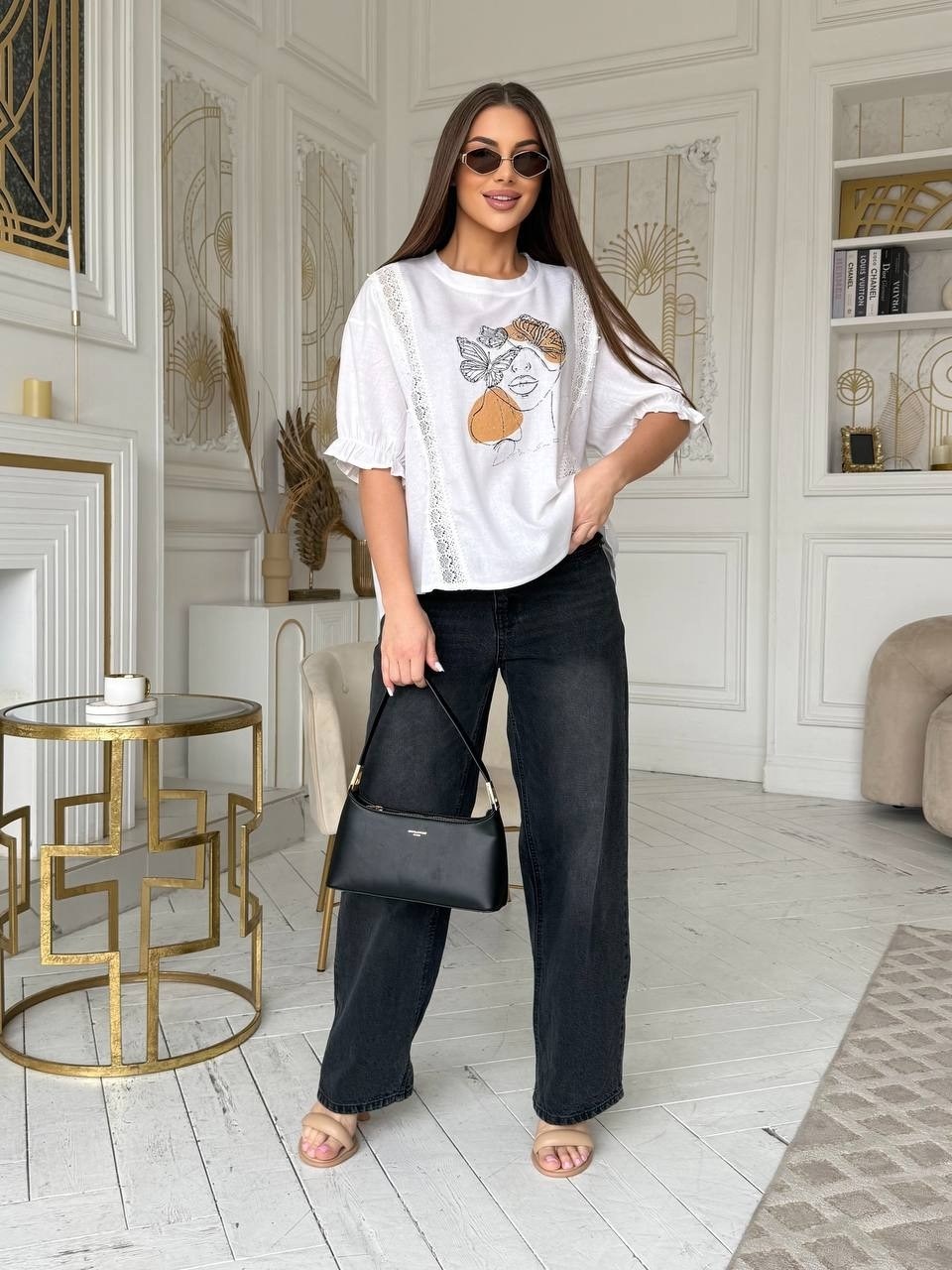 женская футболка,стильная блуза,блузка женская,голубая блуза,футболка