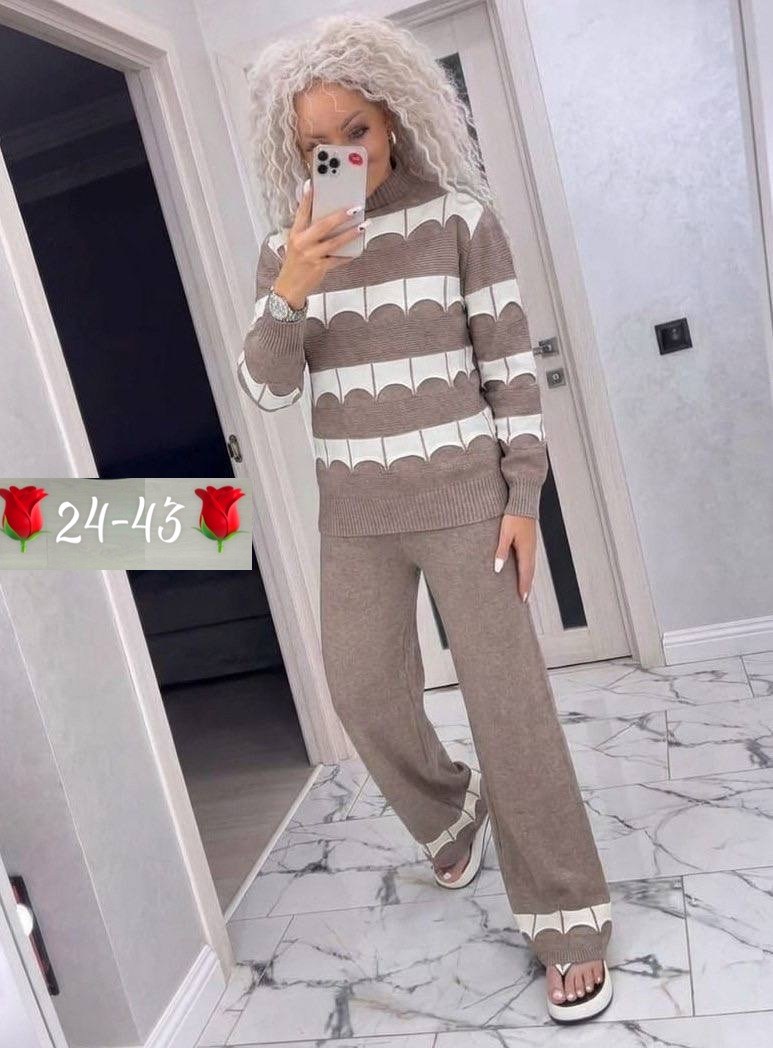 костюм женский,костюм двойка кашемир,костюм трикотажный,теплый костюм,вязаные костюмы