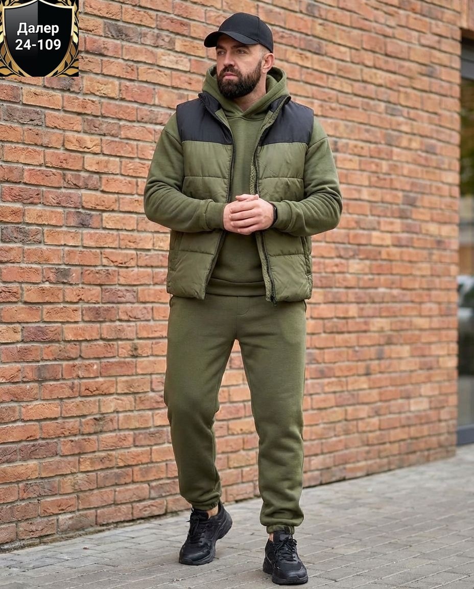 спортивный костюм тройка с жилеткой,костюм спортивный мужской,мужская мода,мужской спортивный костюм теплый,спортивный костюм мужской с жилеткой